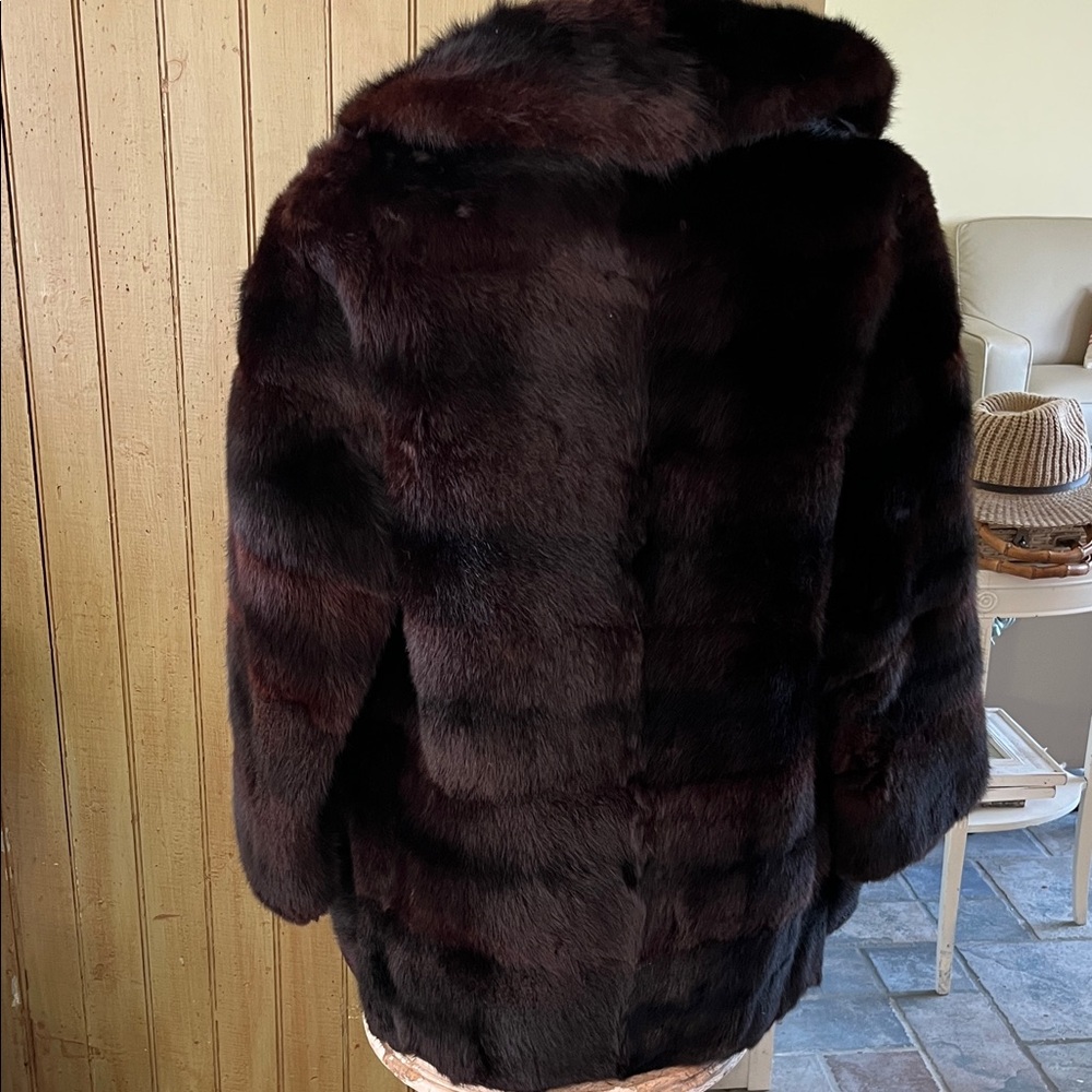 MINK COAT REAL FUR - Picture 10 of 14
